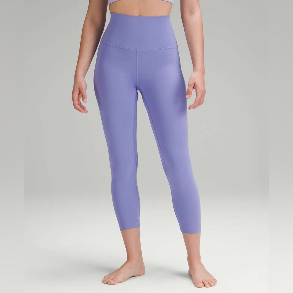 Lululemon Align High-Rise Crop 23" Dark Lavender SZ 2
